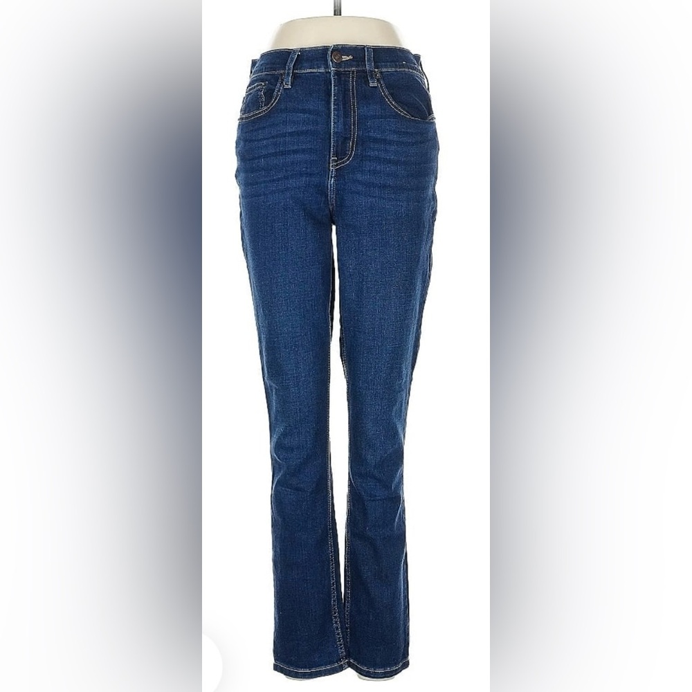 Calvin Klein Jeans Women’s Size 6 Straight Leg Dark Wash Denim High Rise